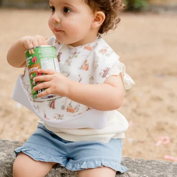babete refeiçao bebe plastificado flamingo 1