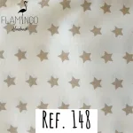 Ref.148 - Branco com estrelas bege