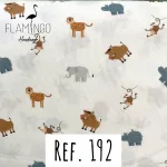 Ref.192 - Branco com animais