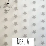 Ref.6 - Branco com estrelas cinza