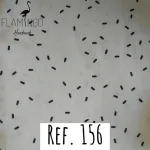 Ref.156 - Branco com pinceladas pretas