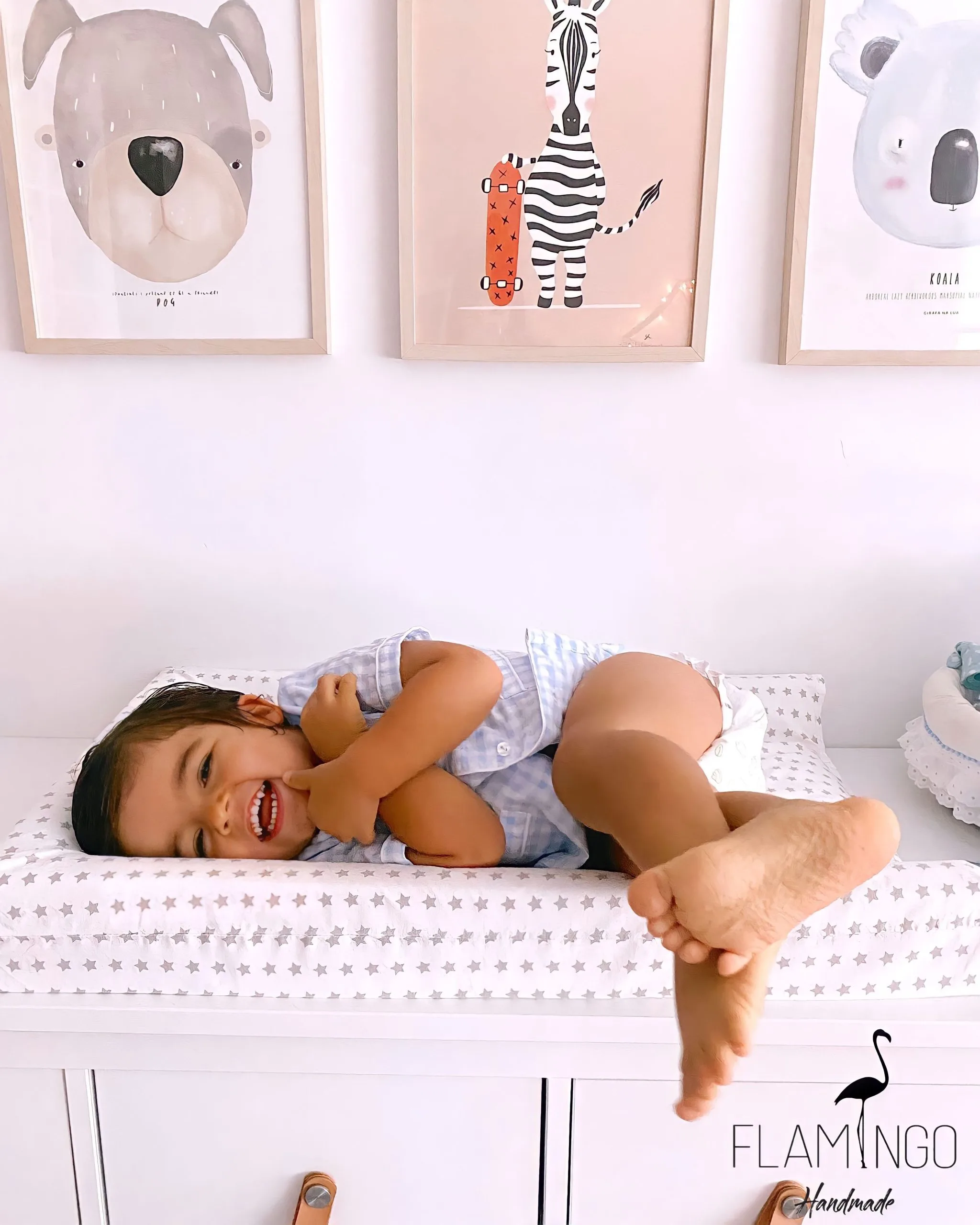 vadra trocador ikea flamingo handmade