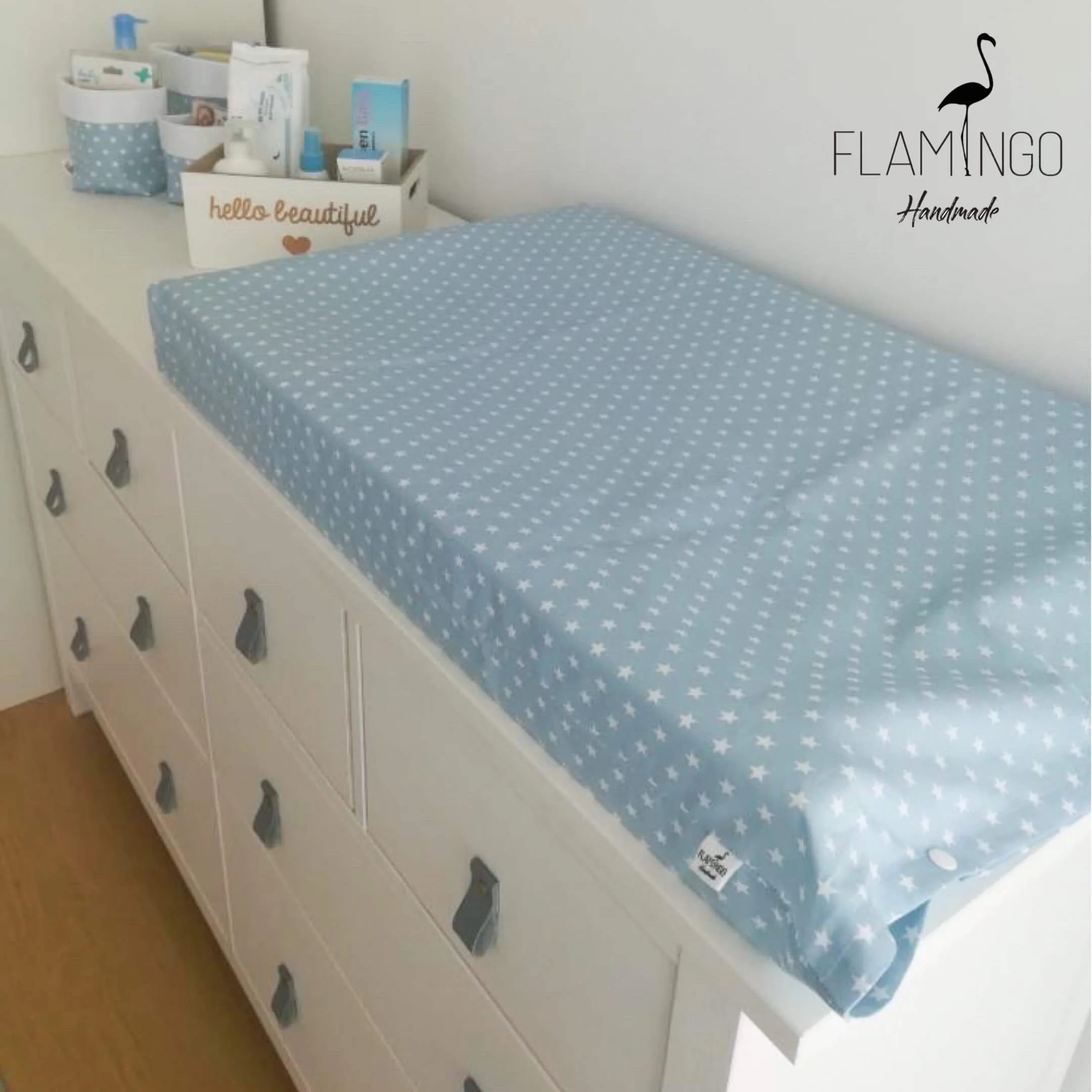 forra trocador vadra ikea flamingo handmade