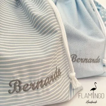 conjunto sacos maternidade bebe flamingo handmade