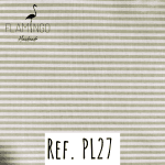 Ref. PL27 - Riscas verde-água e branco