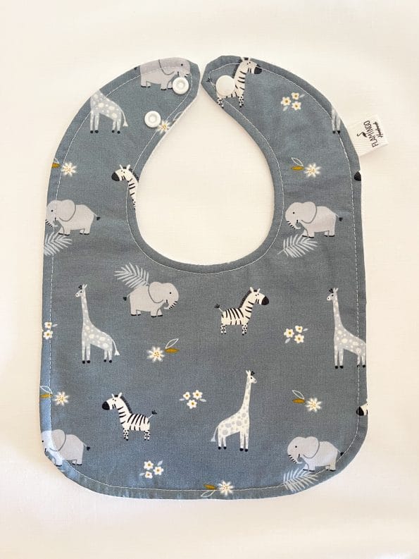 babete comprido para baba flamingo handmade