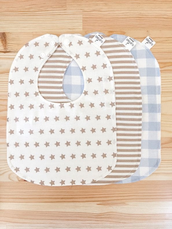 Babete comprido flamingo handmade