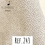 Ref. 243 - Bege com Pintas Tortas