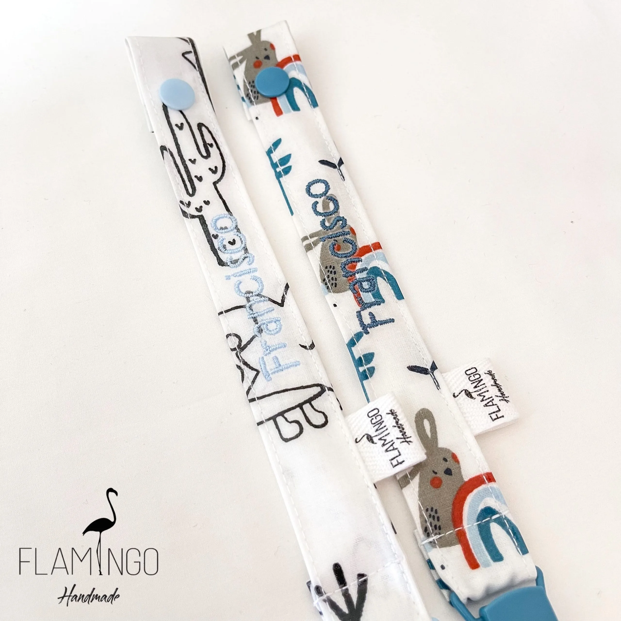 prendedor chucha plastificado flamingo handmade (2)