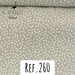 Ref. 260 - Verde Água Acinzentado com Bolinhas