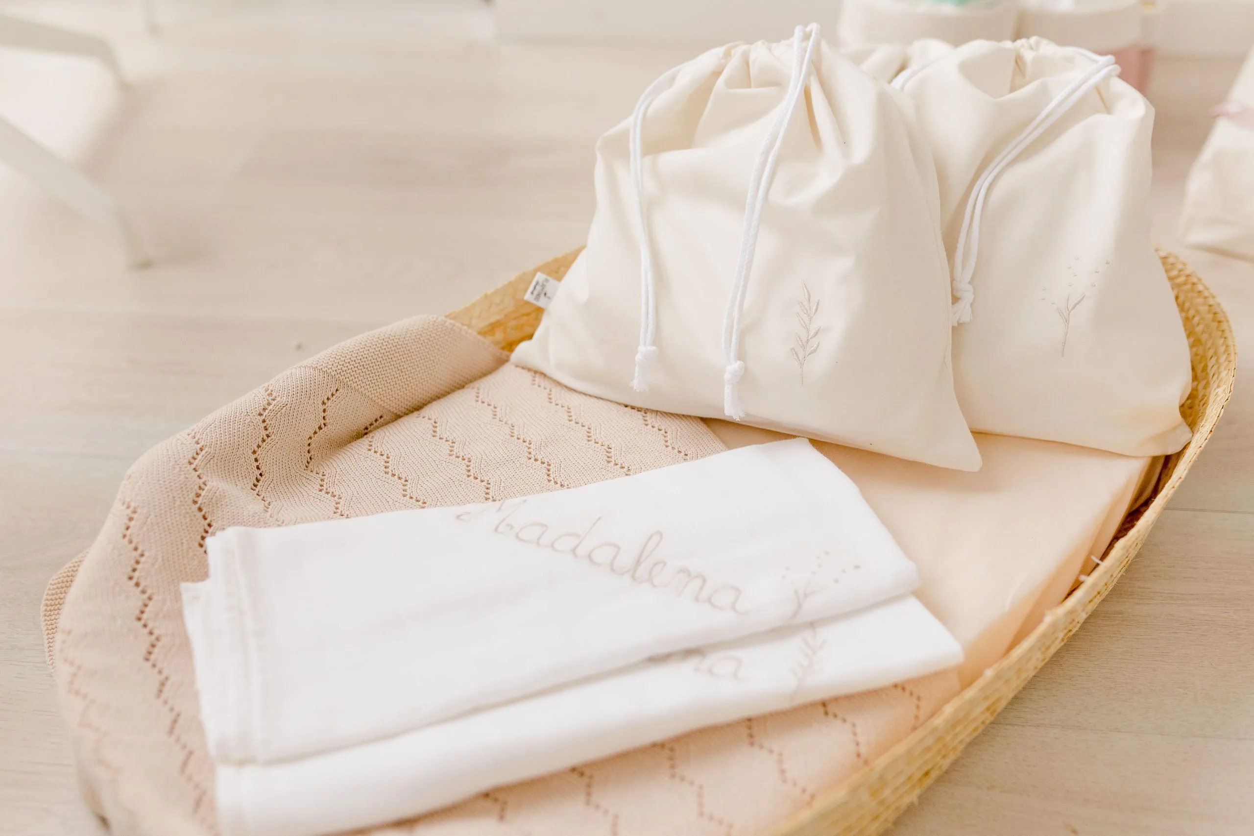 essenciais para bebé flamingo handmade