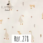 Ref. 278 Branco com Patinhos e Gansos