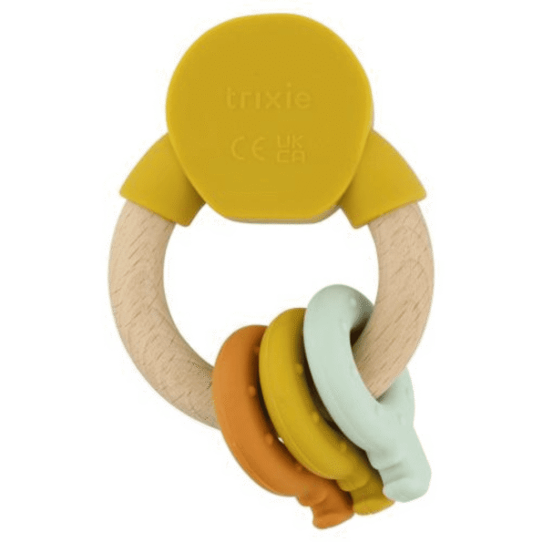 Anel de Atividades de Madeira e Silicone - Mr. Lion