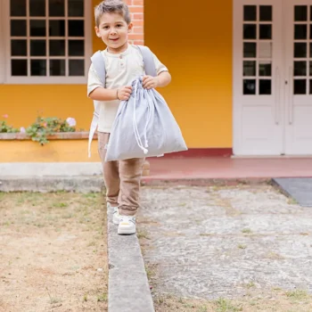 saco transporte lençois creche flamingo 73