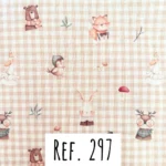 Ref. 297 - Vichy Bege com Animais