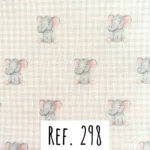 Ref. 298 - Vichy Rosa com Elefantes