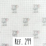 Ref. 299 Vichy Cinza com Elefantes