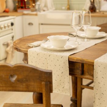 mesa natal corredor guardanapos flamingo