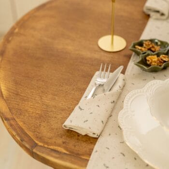 mesa natal corredor guardanapos flamingo