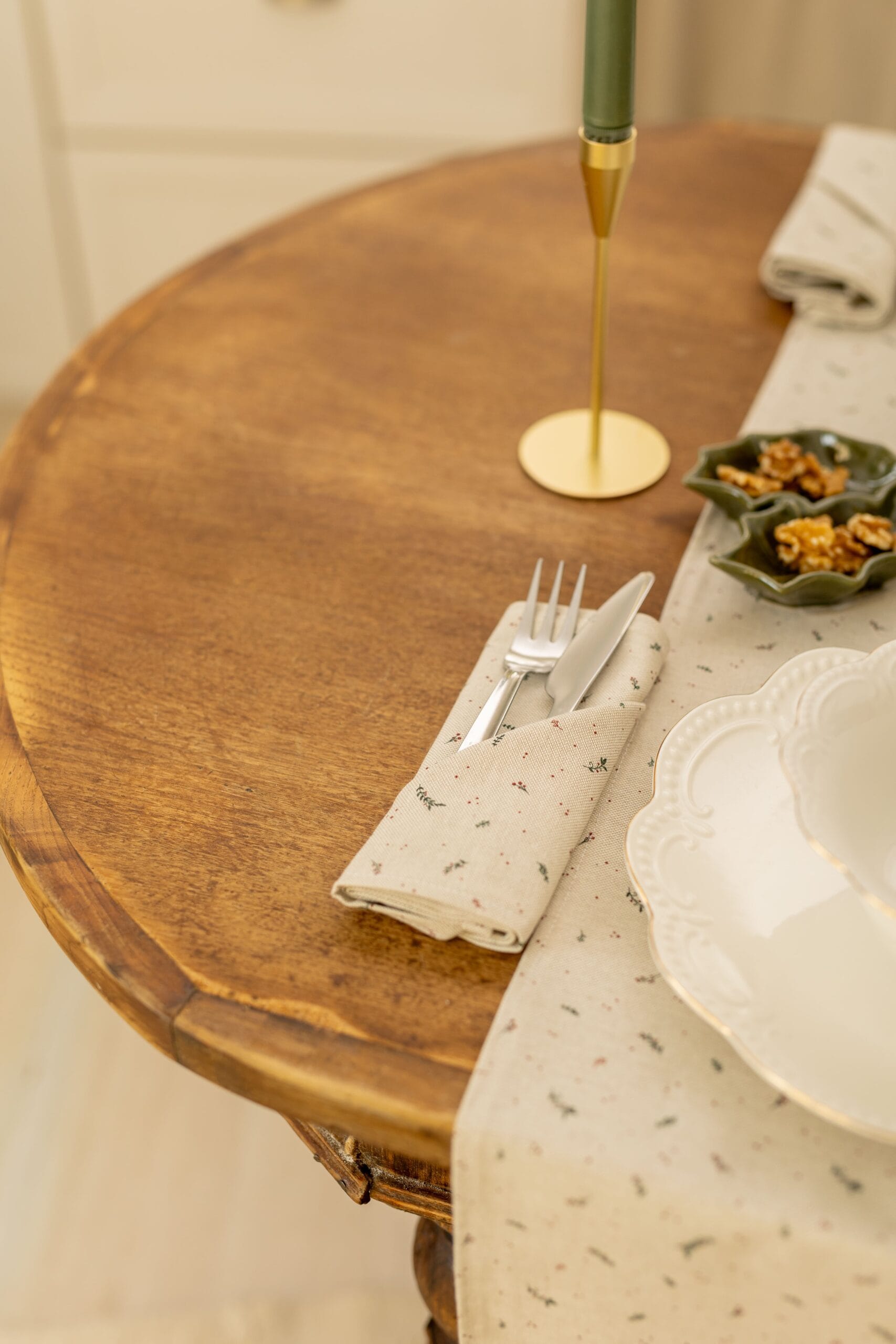 mesa natal corredor guardanapos flamingo