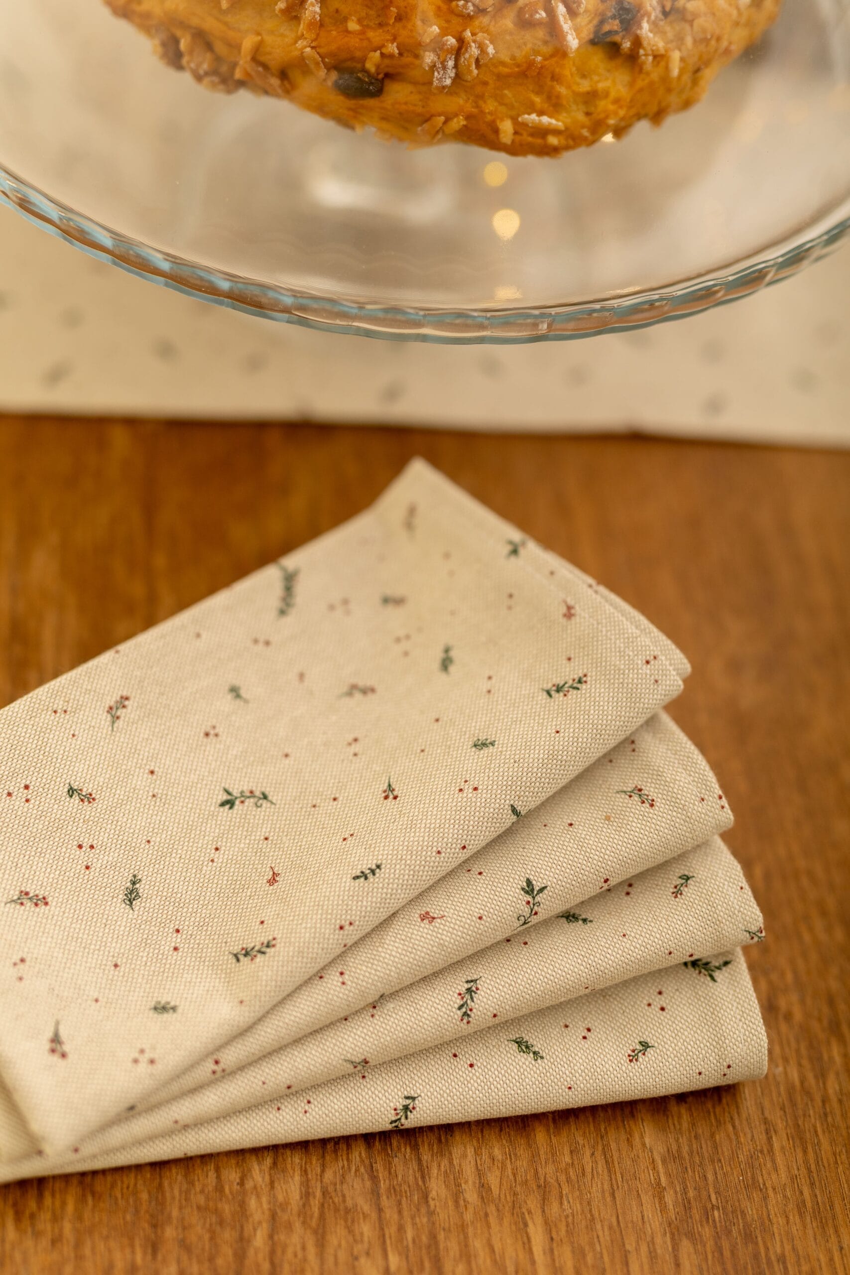 mesa natal corredor guardanapos flamingo