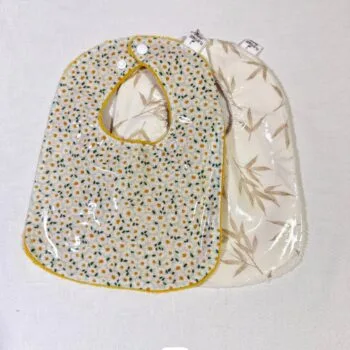 primeiro babete refeição flamingo handmade