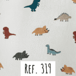 Ref. 319 Creme com Dinossauros